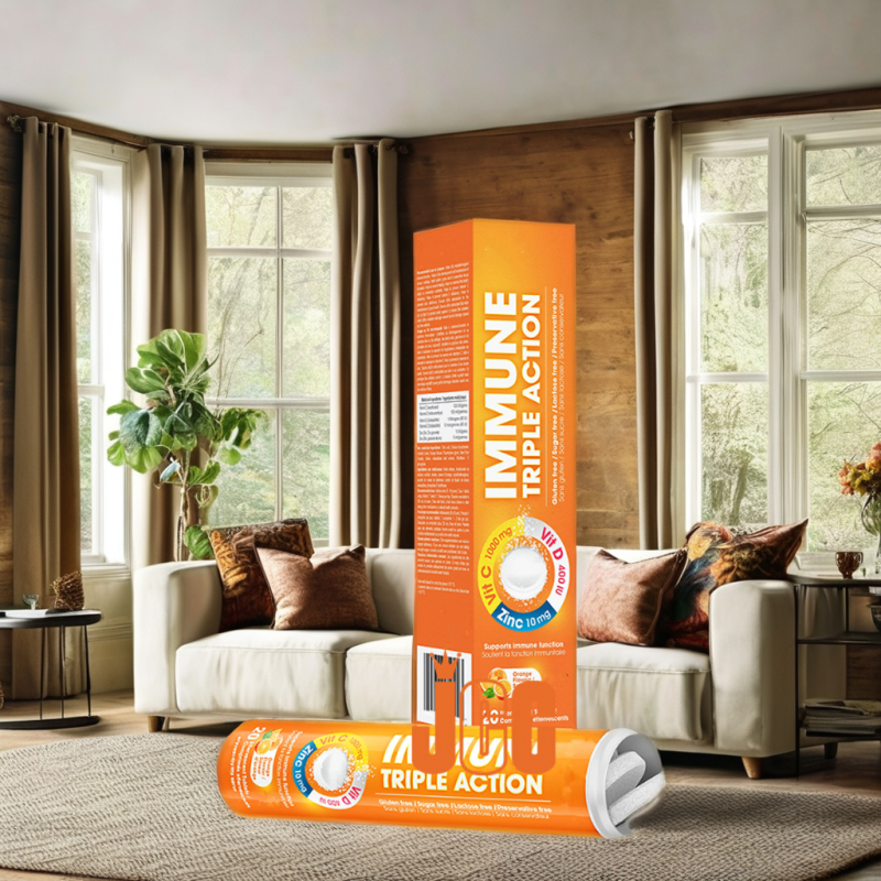 Immune Effervescent Tablet Factory - 1000mg Vitamin C 20 Tablets