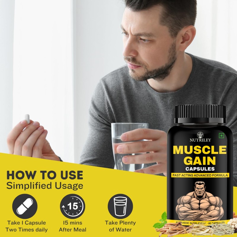 Muscle Gain Capsules Manufacturer - Natural Growth Strength