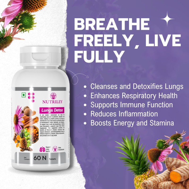 Lungs Detox Tablets Supplier - Pure Organic Respiratory Health