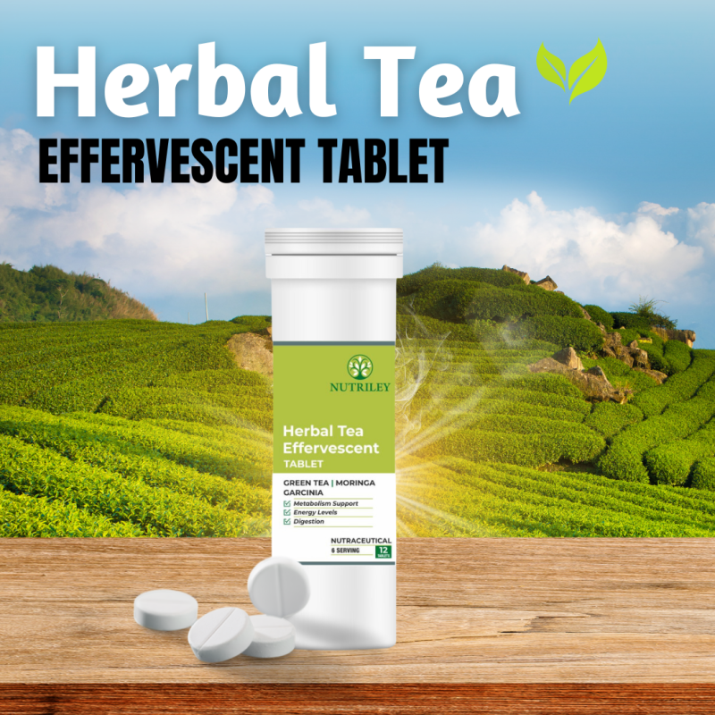 Herbal Effervescent Tea Factory - 20 Tablets Detox Digestion