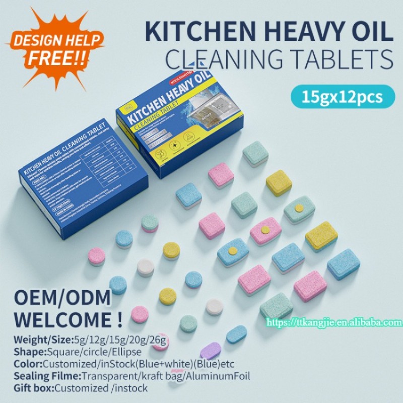 Cleaning Tablets Factory - Effervescent Bathroom Sewer Machine Premium Block