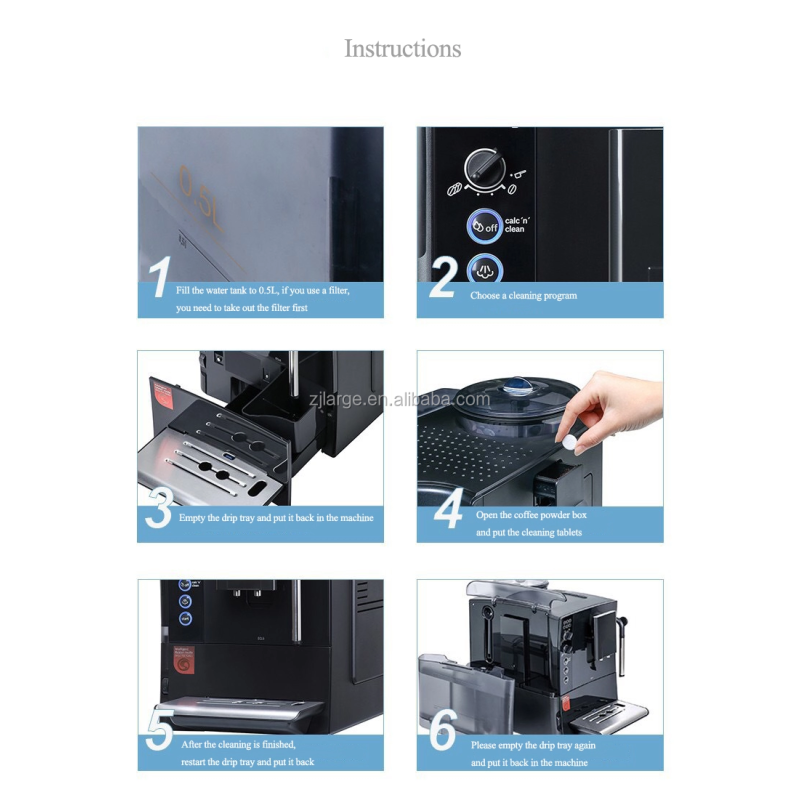 Coffee Cleaner Manufacturer - Universal Powerful Semi-Automatic Food-Grade