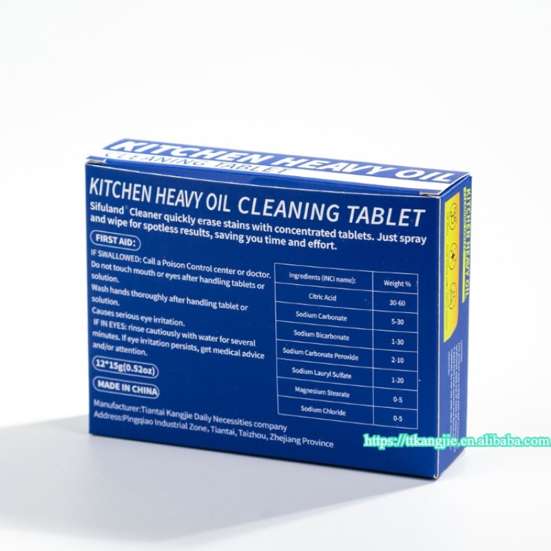 Kitchen Cleaner Tablets Factory - Easy Off Effective Heavy Oil Stain Remover