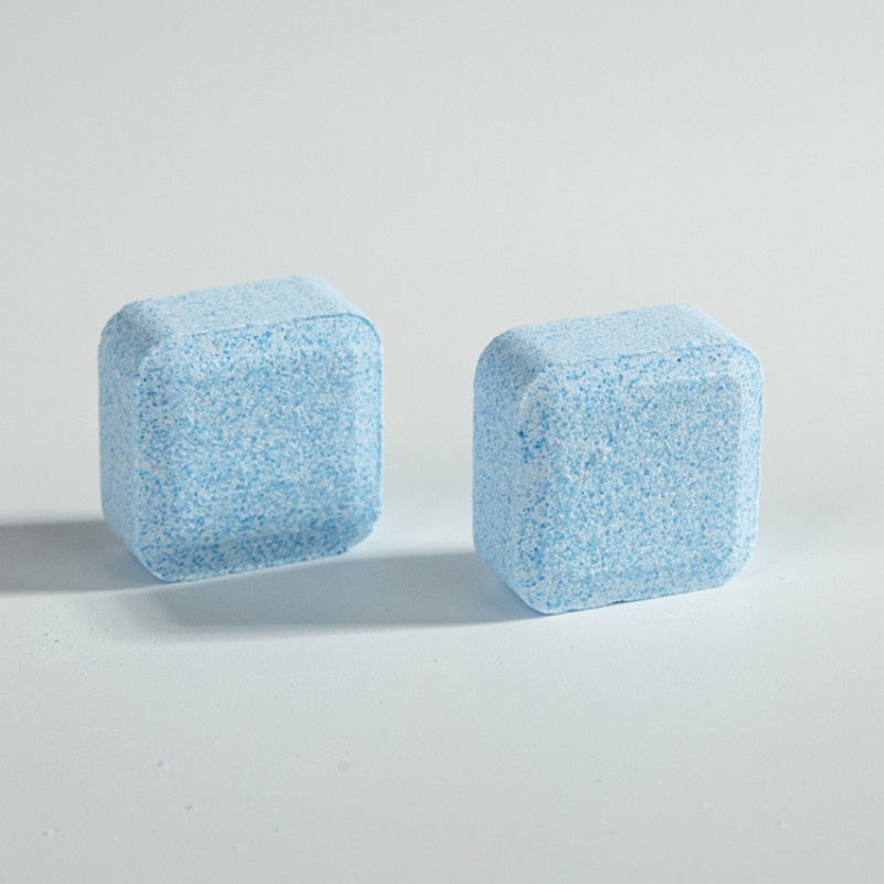 Toilet Tablets Factory - Blue Bubbles Solid Block Bowl Cleaning Tablets