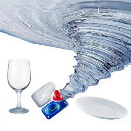 Detergent Block Manufacturer - Three-in-One Powder Salt All Dishwasher Cleaner