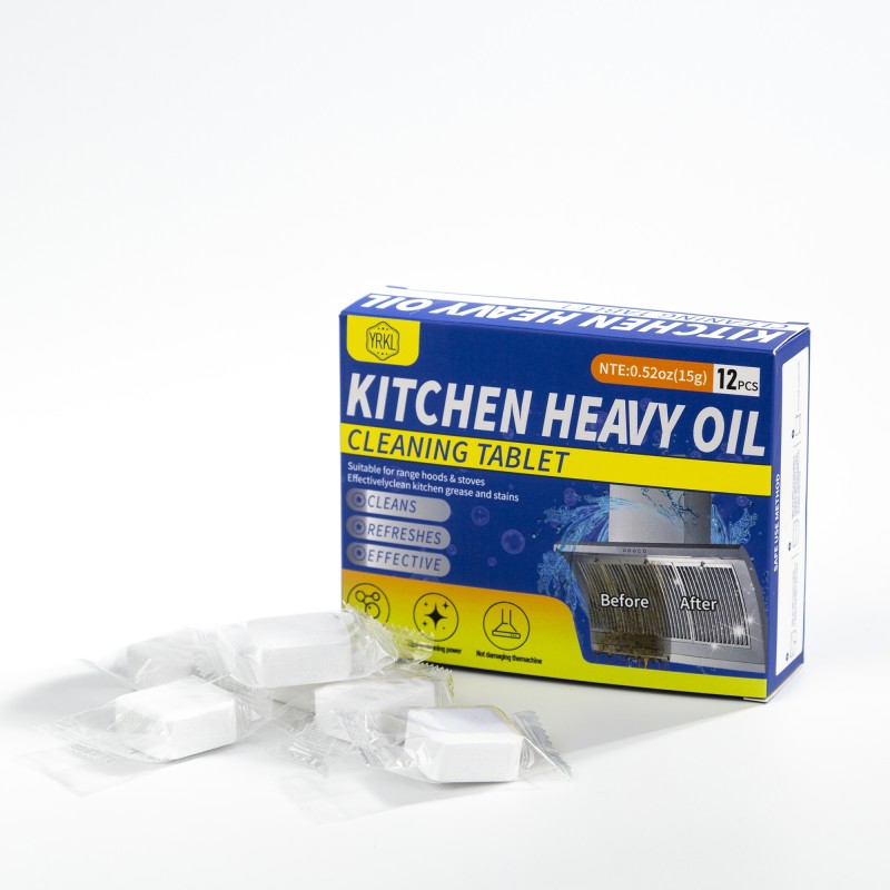 Oil Cleaner Tablets Factory - 15g 12pcs Eco-Friendly Solid Stain Remover