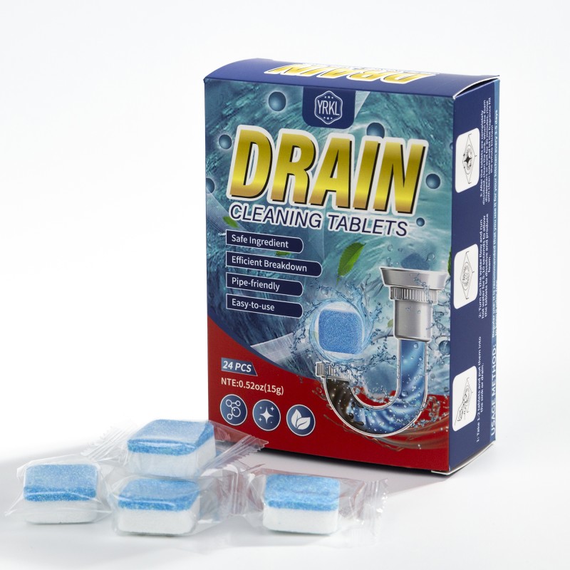 Drain Tablets Manufacturer - 24pcs/box Stocked Customized Wholesale Disposable