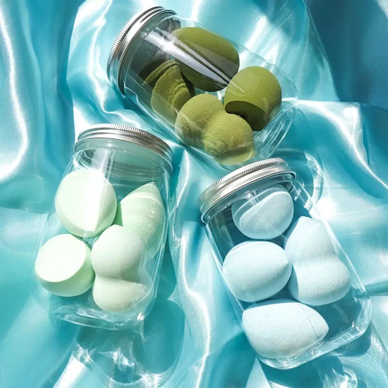 Makeup Sponge Set Manufacturer - Solid Color Powder Puff Collection