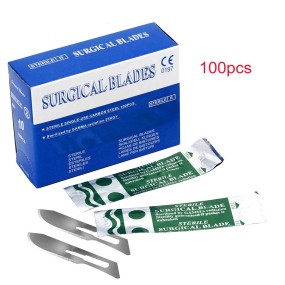 Scalpel Blades Supplier - Disposable Carbon Steel Surgical Blades 100PCS Hospital