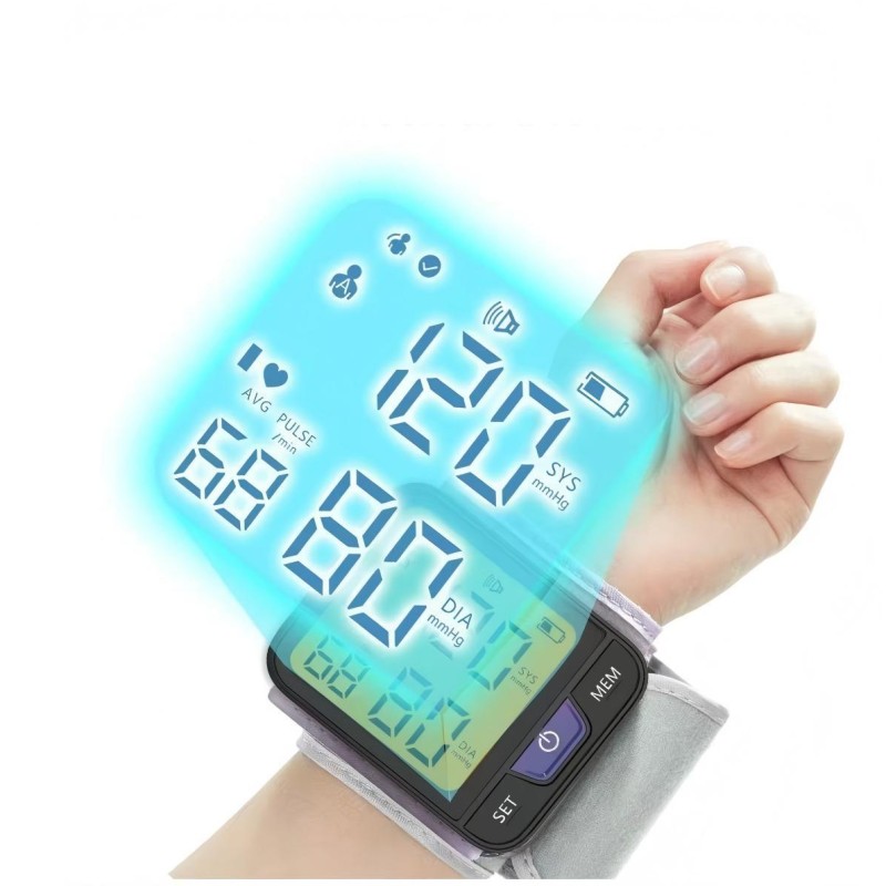 Blood Pressure Monitor Manufacturer - Wrist Digital Voice BP Machine Home Use