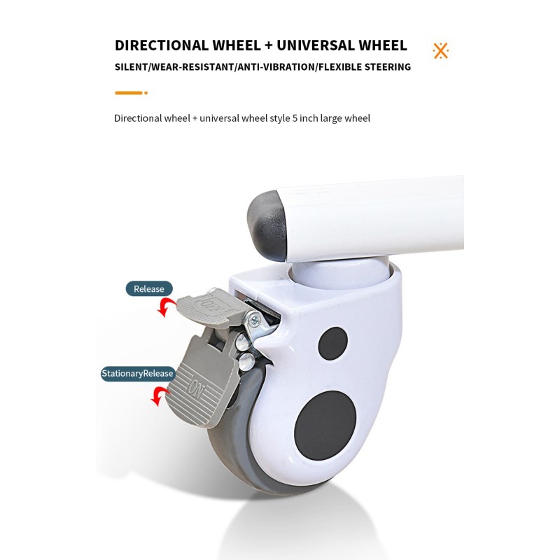 Patient Lift Supplier - Manual Folding Mobile Bathroom Transfer Wheelchair