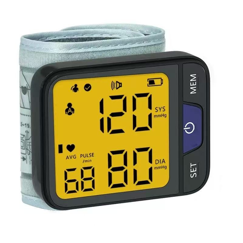 Blood Pressure Monitor Manufacturer - Wrist Digital Voice BP Machine Home Use