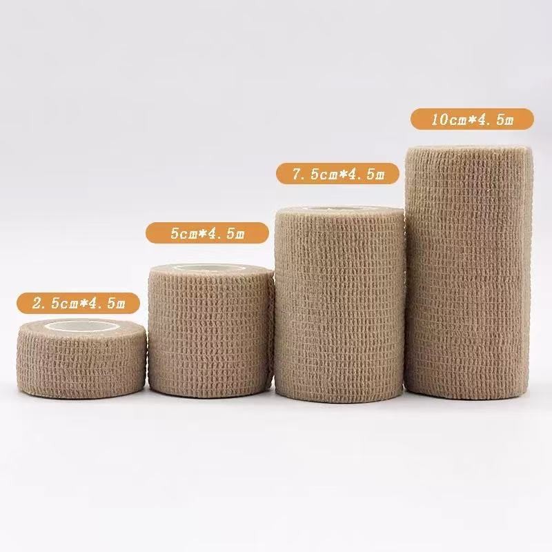 Medical Bandage Factory - Flexible Self Adhesive Cohesive 2.5cm4.5m for Sports