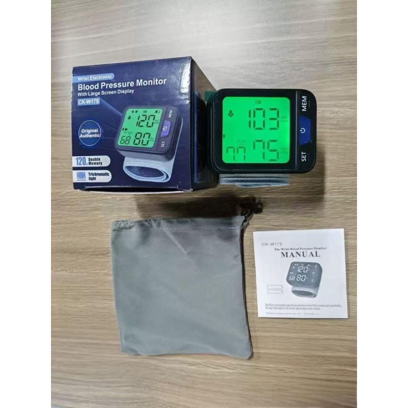 Blood Pressure Monitor Manufacturer - Wrist Digital Voice BP Machine Home Use