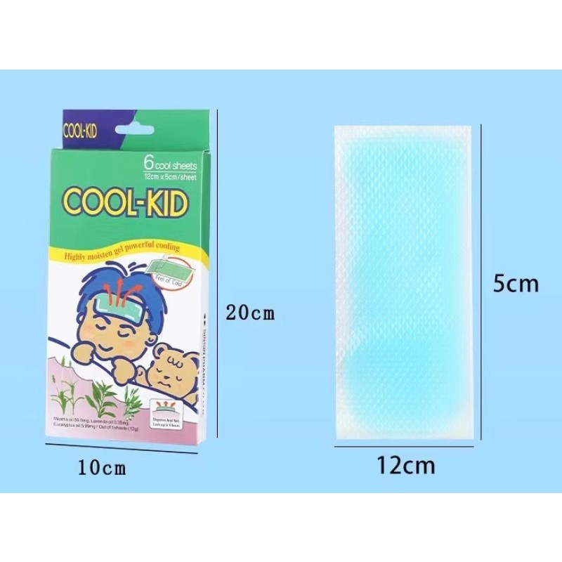 Cooling Sticker Factory - Children Calming Sticker 6-pack Southeast Asia Market