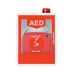 AED Cabinet Manufacturer - Wall Mounted Defibrillator Storage Box with Alarm
