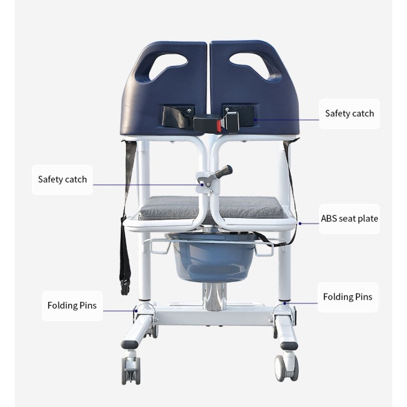 Electric Lift Factory - Multi-functional Patient Transfer Wheelchair with Chair