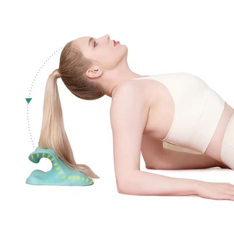 Neck Massager Factory - U-Shaped Cervical Vertebra Acupressure Pillow with Bag