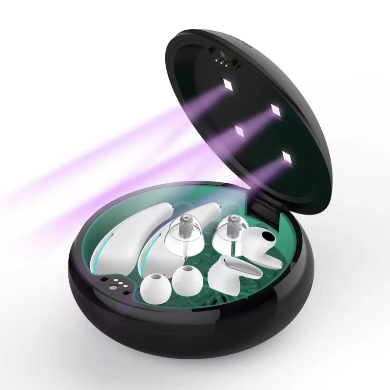 Aligner Case Supplier - Custom UV Retainer Storage Box with Mirror Vent Holes