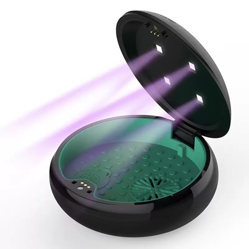 Aligner Case Supplier - Custom UV Retainer Storage Box with Mirror Vent Holes