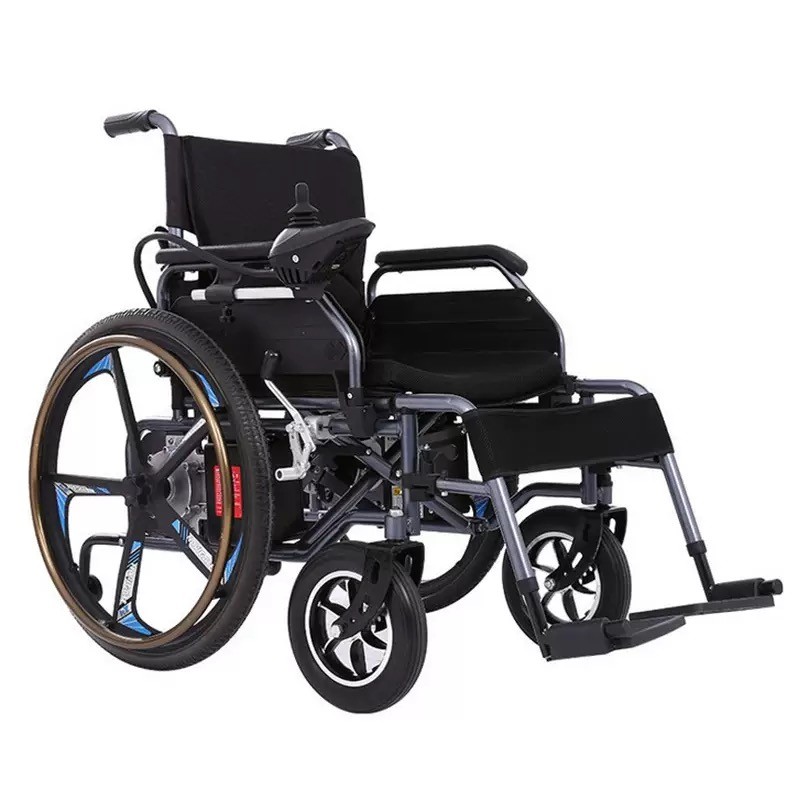 Foldable Wheelchair Supplier - Portable Lithium Battery Intelligent Design 24 Inch