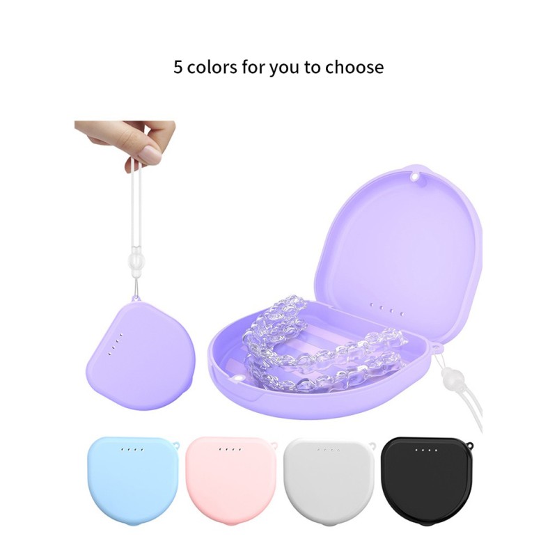 Retainer Case Manufacturer - Fashion Orthodontic Storage Box Multi-color OEM