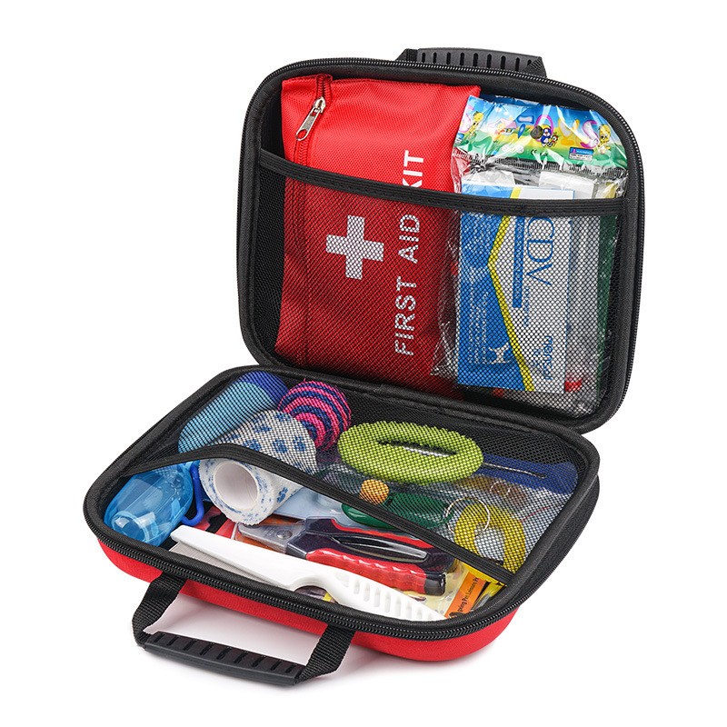 Pet First Aid Kit Manufacturer - PU Material Dog Cat Emergency Wound Treatment