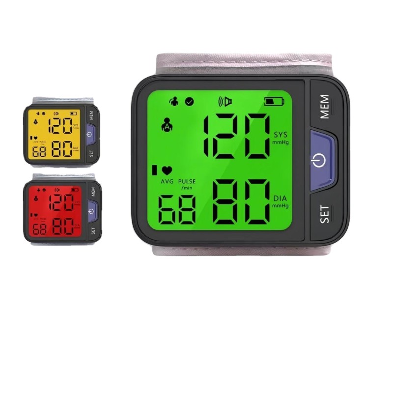 Blood Pressure Monitor Manufacturer - Wrist Digital Voice BP Machine Home Use