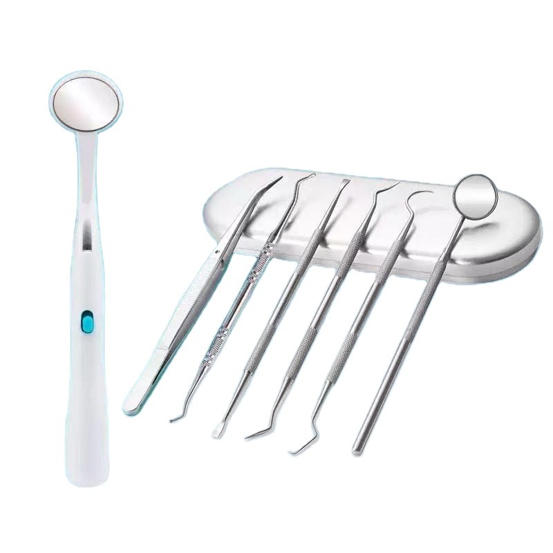 Dental Mirror Supplier - Disposable LED Mouth Mirror Diagnostic Instrument Set