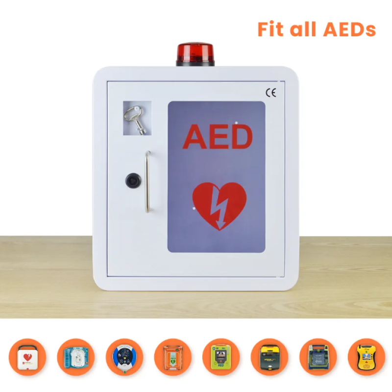 AED Cabinet Factory - Custom Wall Mounted Defibrillator Storage with Alarm