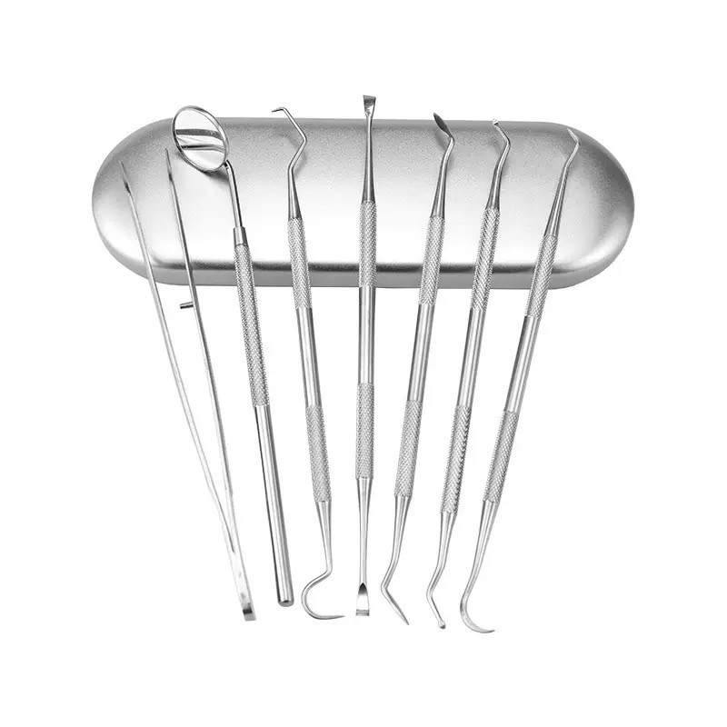 Dental Tools Manufacturer - Stainless Steel Examination Kit Mirror Probe Tweezers