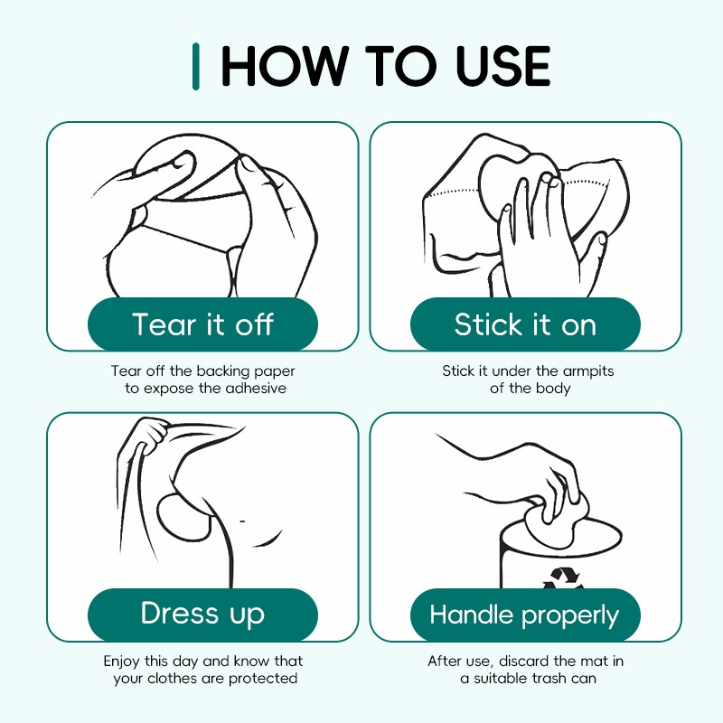 Sweat Absorbing Patch Manufacturer - Sensitive Skin Non-Irritating All-Day