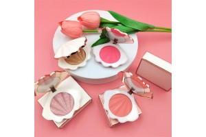 Capture the Cosmetic OEM/ODM Market! Last Rose Shell-Shaped Highlighter Blush Palette Becomes a New Favorite for Brand Collaboration