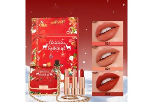 Christmas Beauty Customization Boom Arrives! 18-Year OEM/ODM Expert Factory Unlocks New Business Opportunities with Matte Waterproof Lip Gloss Trios