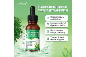BIYODE Sea Moss Drops: One-Stop OEM/ODM Solution to Empower the New Growth of Health Supplement Brands