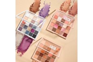 HUAPAN 25-Color Shimmer Eyeshadow Palette: The Preferred Choice for OEM/ODM, Empowering Beauty Brands to Break Through Easily