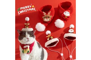 2025 Hot Item Alert! OKKPETS Christmas Knitted Pet Set OEM/ODM – Powerful Factory Empowers Global Partners
