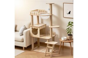 UlinkC Wooden Sisal Cat Tree: Elevate Your Pet Brand with Top-Tier OEM/ODM Solutions