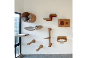 Professional Solid Wood Cat Wall Furniture OEM/ODM: Ningbo Fun Maker Empowers Global Pet Brand Innovation