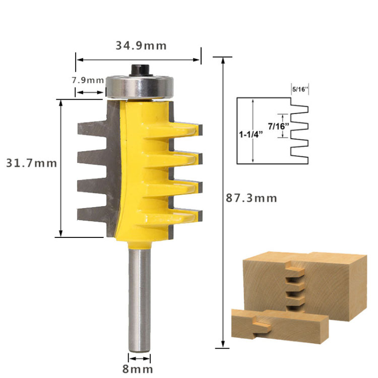 Woodworking router drill bit