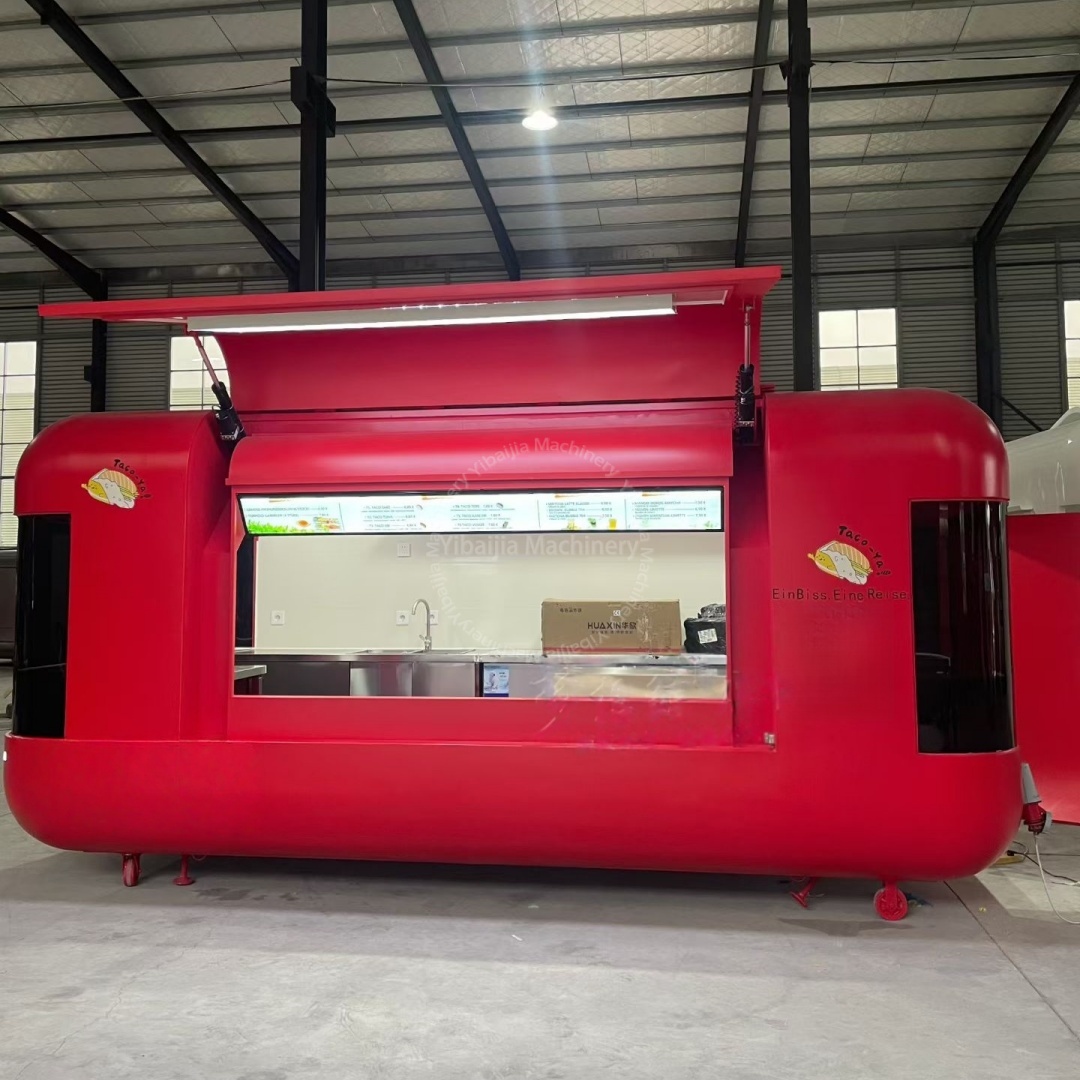 Curved Coffee Trailer