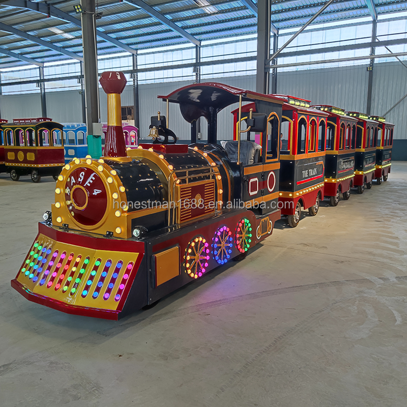 Trackless train
