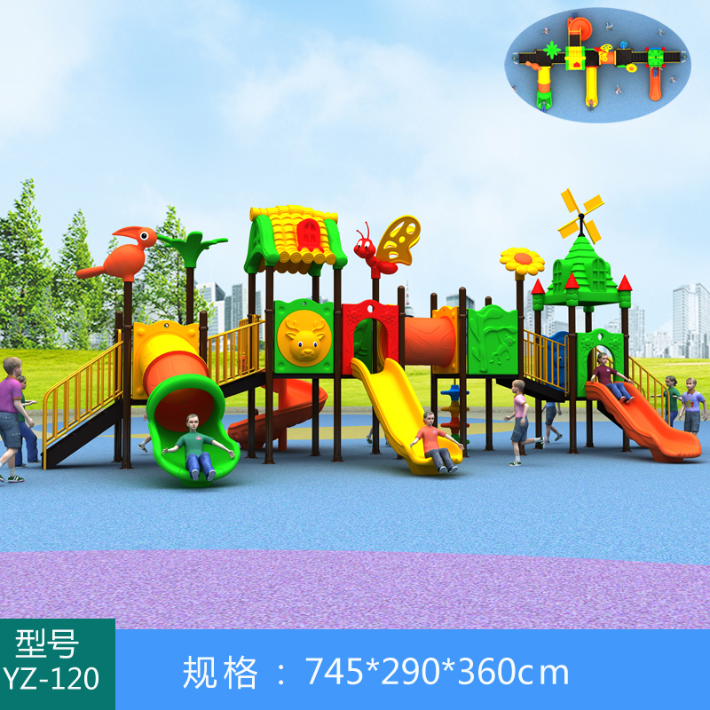 Large outdoor slide series