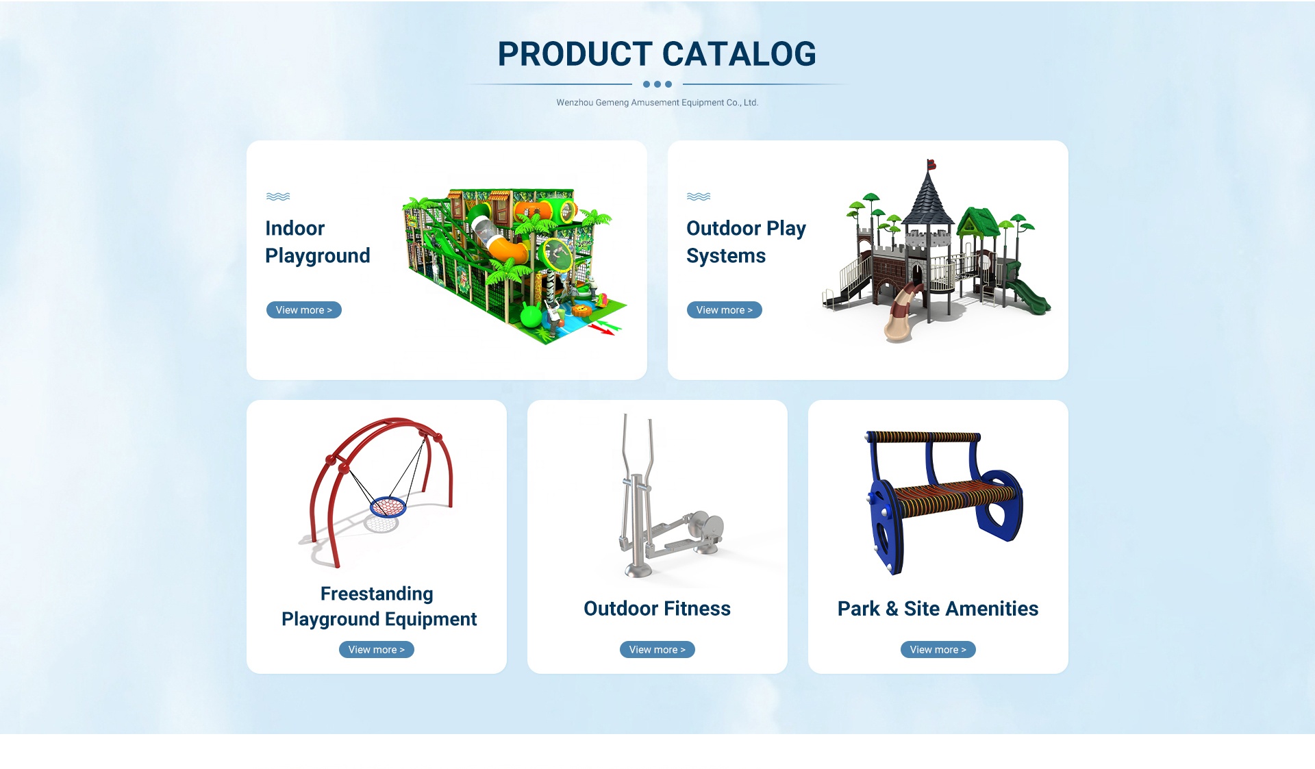 Playgrounds by Age Range