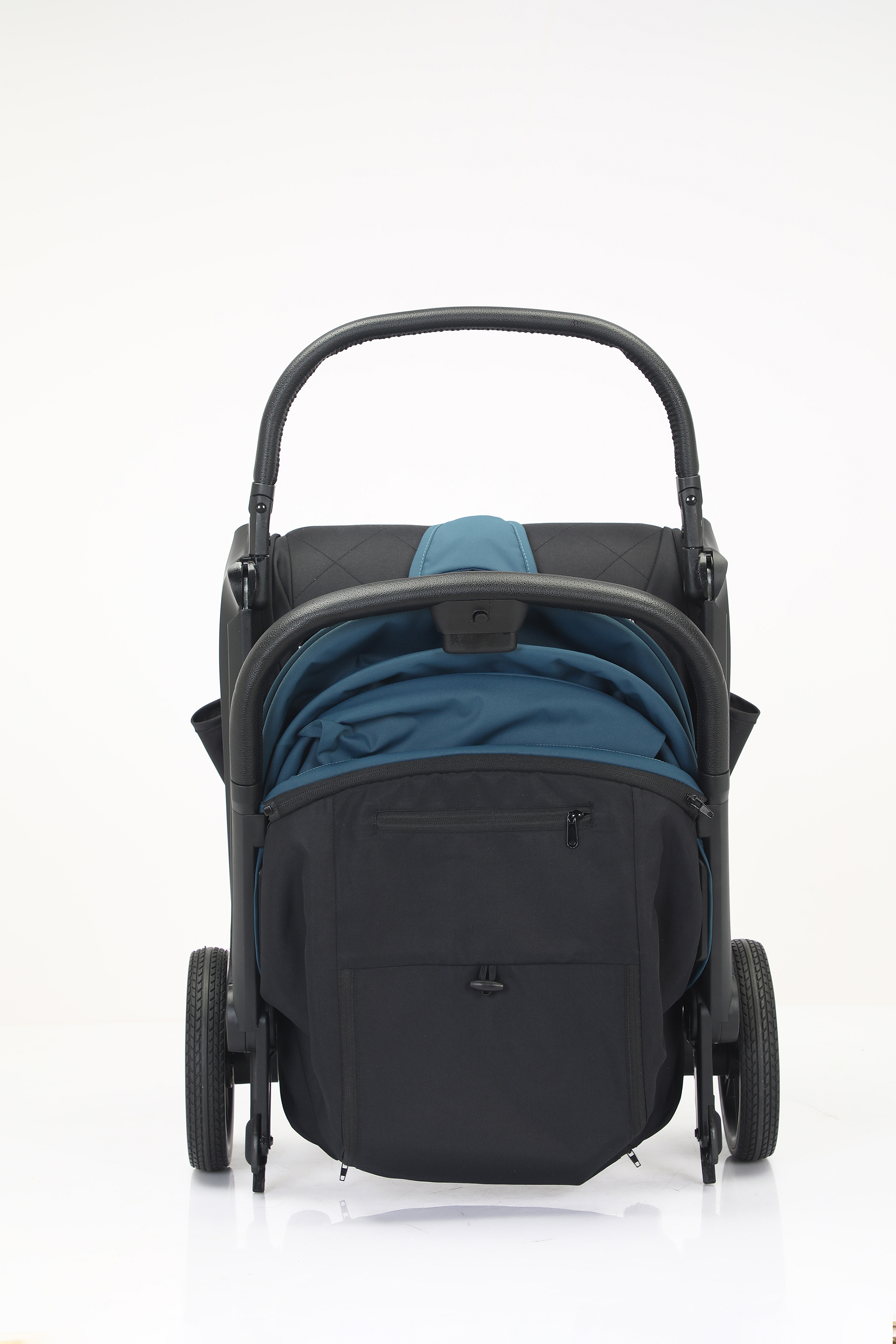 Auto-folding baby stroller