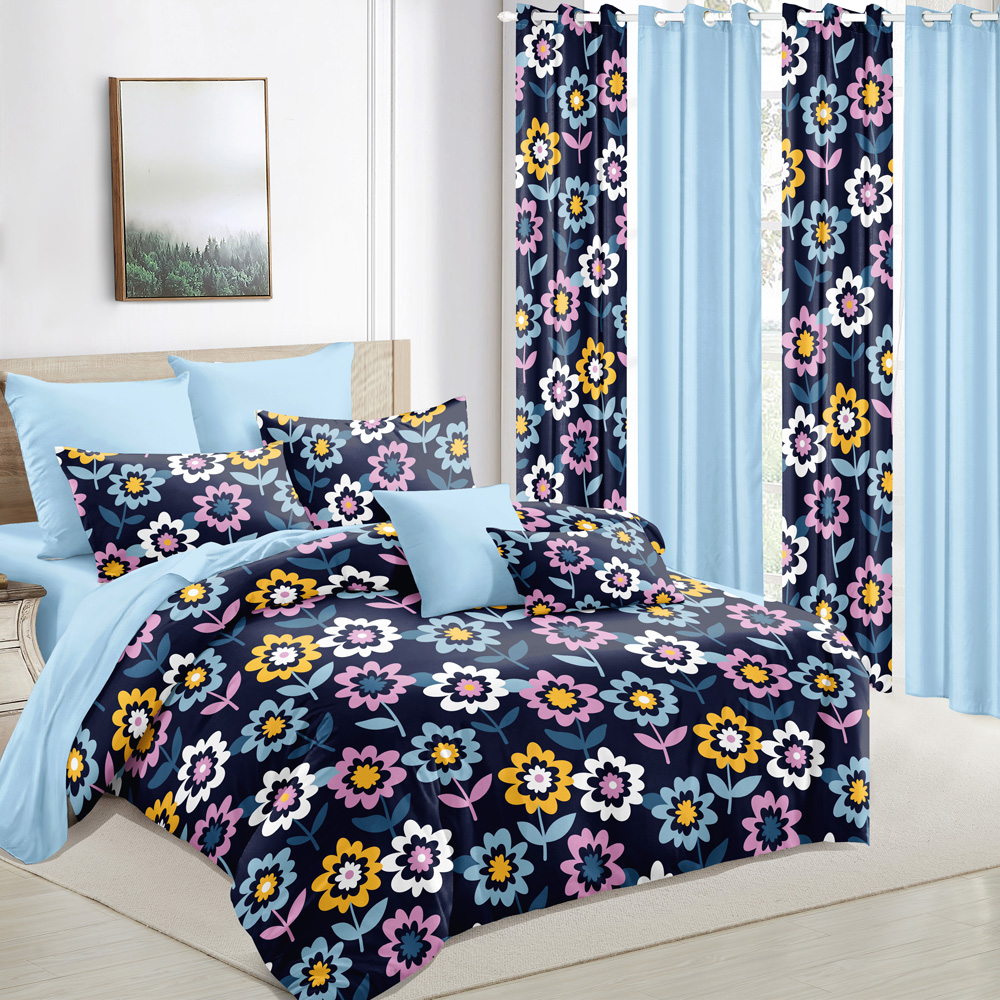 Bedsheet with Curtain