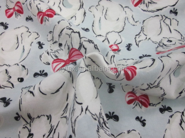 Cotton flannel fabric