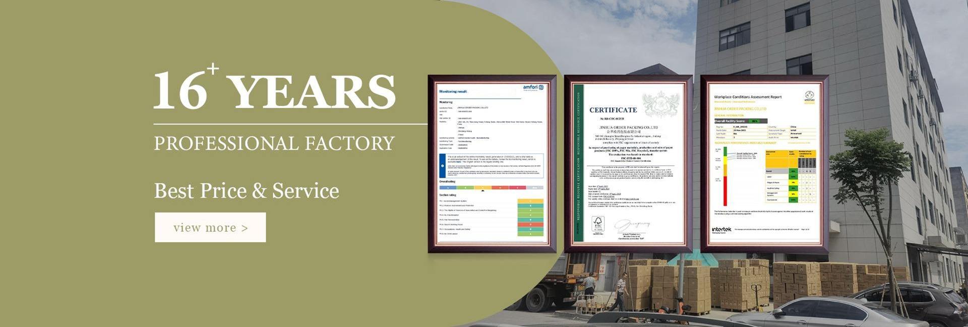 Jinhua Order Packing Co.,Ltd