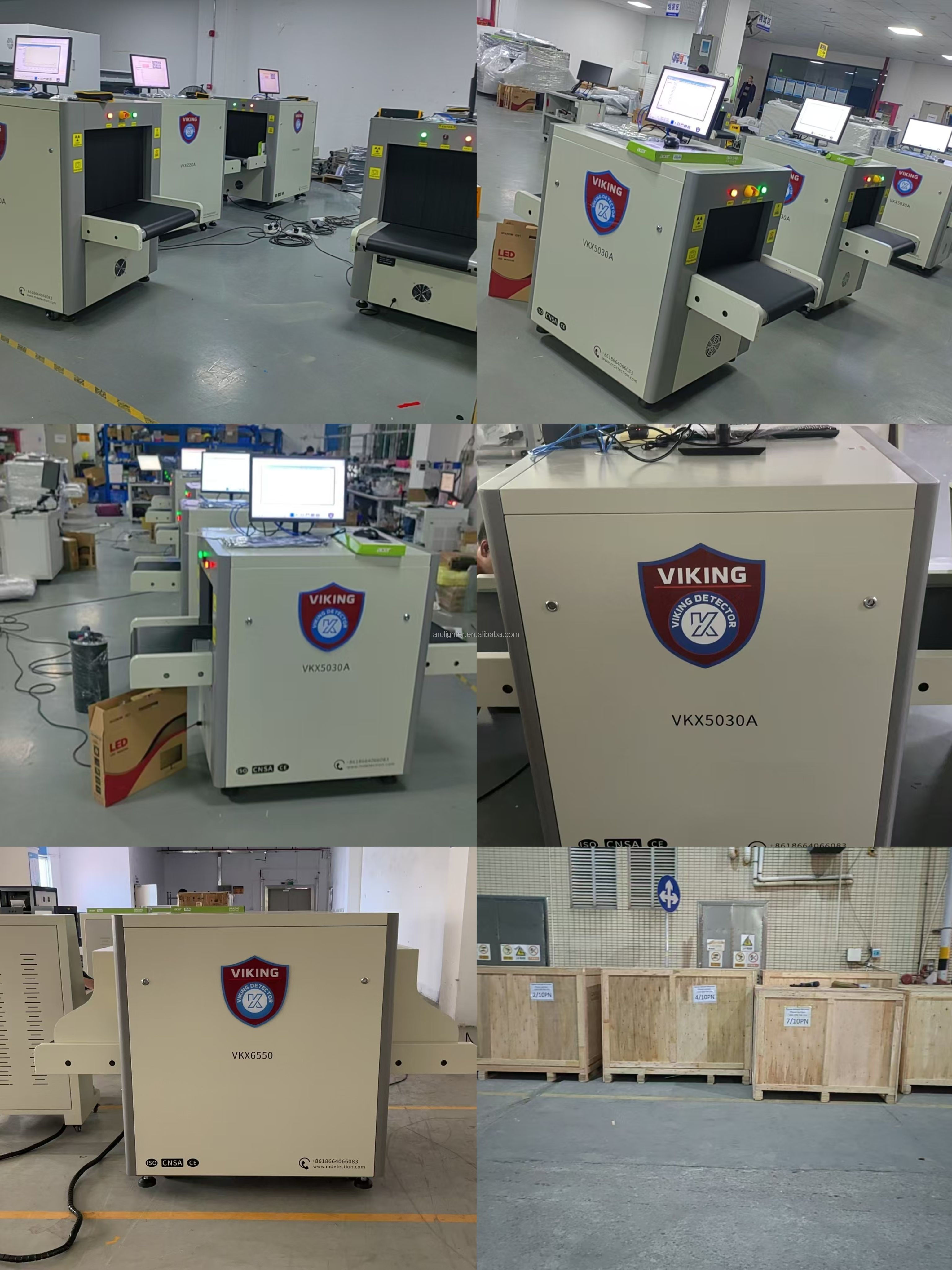 X-ray baggage scanner