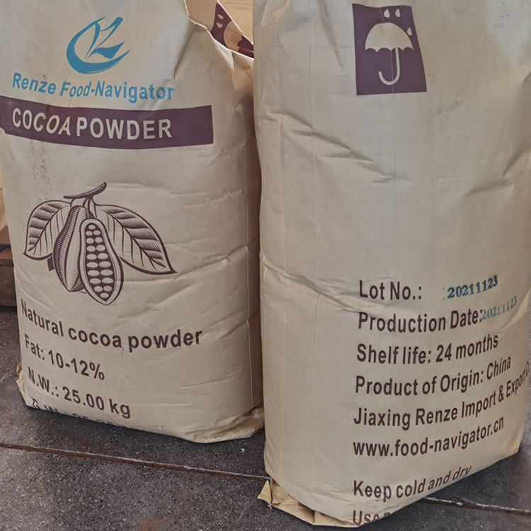 Cocoa powder raw materials